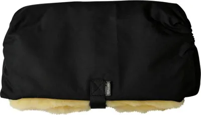 Produktbild von Lammfell - HANDWÄRMER FÜR KINDERWAGEN - Farbe: Schwarz/Gelb