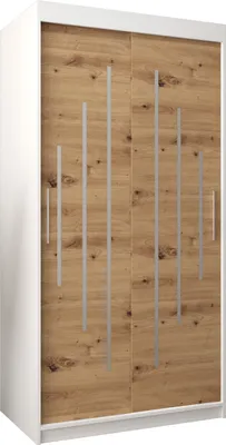 Produktbild von Kleiderschrank, Schiebetürenschrank Schlafzimmer, Schrank YORK 100 cm