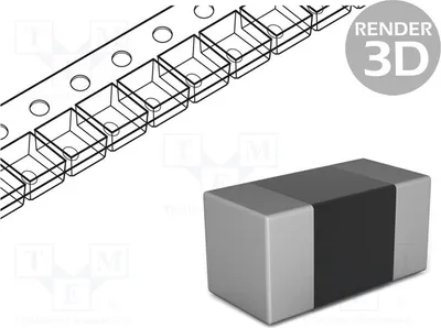 Zdjęcie produktu dla Bezpiecznik 5x: bezpiecznik topikowy szybki: 0603 5 A 32 V DC SMD  ERBRE ERBRE5R00V SMD 0603 -