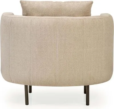Produktbild von Beiger Textil Sessel Designer Clubsessel Cocktailsessel Polster Möbel