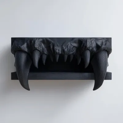 Vampirzähne-Wandregal – Decords Wandregal, Produktansicht 1