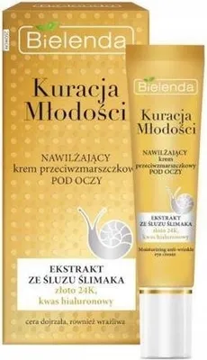 Zdjęcie produktu dla Bielenda Śluz Ślimaka Krem pod oczy przeciwzmarszczkowy 15ml
