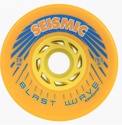 Image de Roues Skateboard - Blast Wave - 78x50 mm 78.5a - Mango Defcon - Whbstwv 78.5Adef - Seismic