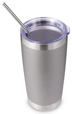 Obrázok produktu pre 550 ml dvojstenná izolovaná cestovná termoska s vekom a slamkou