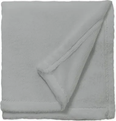 Produktbild von Kuscheldecke 220x240 cm grau Flauschig kuschelig warm Wohndecke Fleece Decke