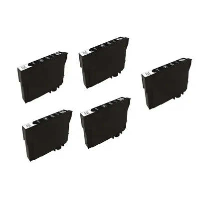 Produktbild von Tisanto Tinte 5x Black kompatibel zu Epson 603 XL XP2100 XP3100 XP4100 WF2810 WF2830 WF2850