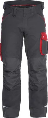A pair of work pants on a white background.