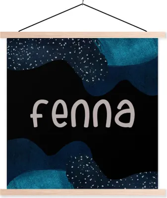 Produktbild von MuchoWow® Textilposter Fenna - Pastell - Mädchen 60x60 cm mit holzfarbenen Rahmen - Wanddekoration
