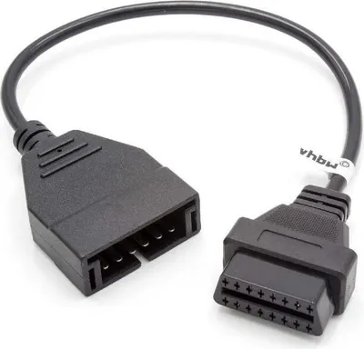 Produktbild von vhbw OBD Adapter 12Pin-OBD1 auf OBD2 kompatibel mit Chevrolet - 20 cm