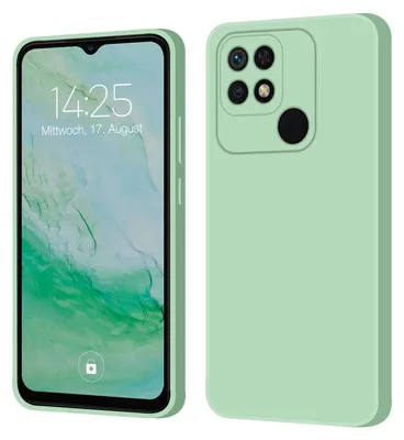Produktbild von Hülle für Xiaomi Redmi 10C Case Cover Bumper Smartphone Softgrip Schutzhülle Farbe: Türkis
