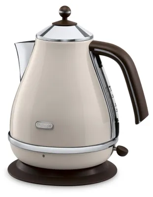 Produktbild von Elektrischer Wasserkocher Delonghi 2000W 1,7L Anti-Kalk-Filter, 360° Basis