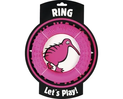 Produktbild von KIWI WALKER TPR - 221, Hund, Ring, Pink, Thermoplastischer Gummi (TPR), 13,5 cm