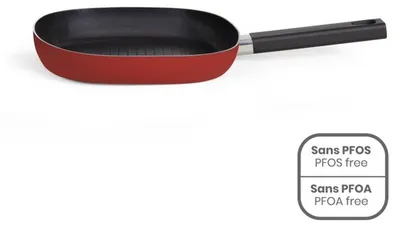 Produktbild von 24x24cm aluminium-grillpfanne Livoo MEP152