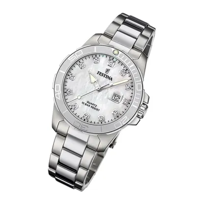 Produktbild von Festina Damen Uhr Boyfriend F20503/1 Edelstahl Armbanduhr silber UF20503/1