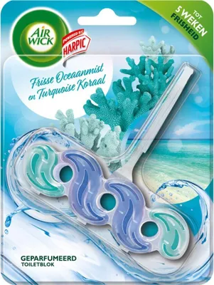 Produktbild von Air Wick – WC-Block – Frischer Meeresnebel & Türkiskoralle - 1 Stück