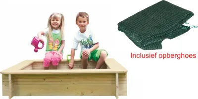 Produktbild von Woody Woody Sandkasten mit Abdecknetz 10313