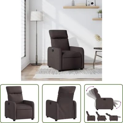 Zdjęcie produktu dla Leżanka Living Store z ciemnobrązowego materiału