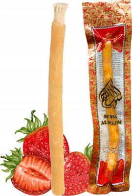 Produktbild von Miswak Natürliche Zahn- und Zahnfleischpflege Erdbeere