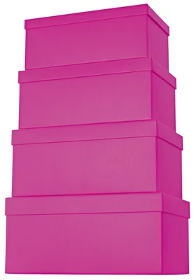 Produktbild von Stewo 52 7836 28 Geschenkkarton - 4 tlg., hoch, pink