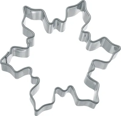Produktbild von Ausstechform Schneeflocke klein Edels. 50 x 43 mm