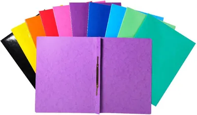Produktbild von Schnellhefter kaschierter Colorspan-Karton A4 Farben sortiert Exacompta Iderama