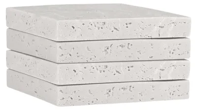 Zdjęcie produktu dla Estia | Podkładki pod szklanki – podkładki pod kubki – zestaw 4 sztuk – beżowe – podkładki pod kubki – praktyczne