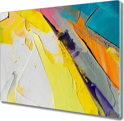 Produktbild von Coloray Hackbrett Küchenbrett Kochplattenabdeckung Schneidebrett Herdabdeckplatte 60x52 cm - Napaćkana Farbe