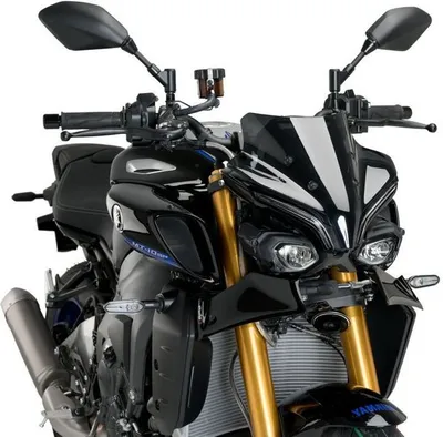 Zdjęcie produktu dla PUIG 21471N Naked spoiler przedni pasuje do YAMAHA MT-10 czarny