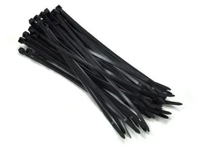 Produktbild von UV-beständiges Kabelbinderband 3,6 x 200 mm - 100 Stück, schwarz