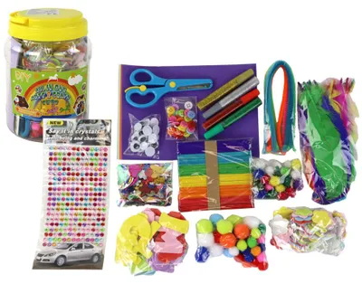 Produktbild von LEAN Toys 14913 Kreatives Bastelset im Glas zum Selbermachen
