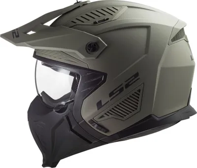 A studio shot of a modular motorcycle helmet.