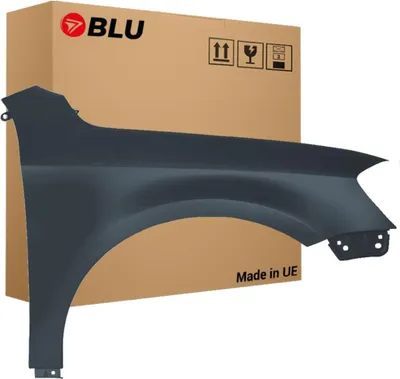 Image de BLU Aile Compatible avec VW, Volskwagen Passat B7 LK7X Droite Grau IslandGrau | 2010-2014 | Avant | Peint| Prêt à Monter | Acier