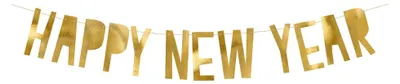 Immagine prodotto di Girlande "Buon anno" Silvester oro