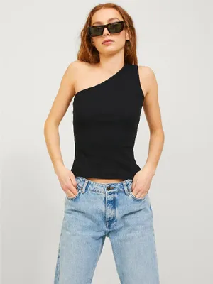 Zdjęcie produktu dla Jack & Jones Funda Str One Shoulder Jjxx Koszulka bez rękawów czarny XL Kobieta czarny XL