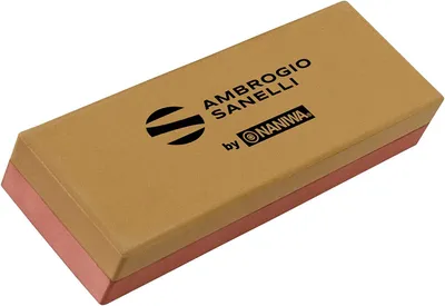 Produktbild von Ambrogio Sanelli - Naniwa - Basic Stone - Kombinierter Messerschärfstein - Körnung Nr. 1000 und Nr. 3000