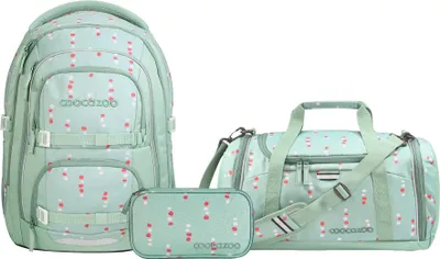 Produktbild von Coocazoo, Schulrucksack-Set PORTER, Dancing Dots 3-teilig