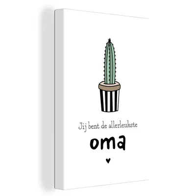 Obrázok produktu pre OneMillionCanvasses® - Maľba na plátne - Obraz na plátne Nástenná maľba na plátne - Pekný darček ku Dňu matiek pre babičku s citátom Si tá najkrajšia