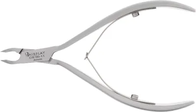 Produktbild von Edelstahl Nagelhautzange CS 00-10 mit lasergeschliffener Klinge, 4 mm Klingenlänge