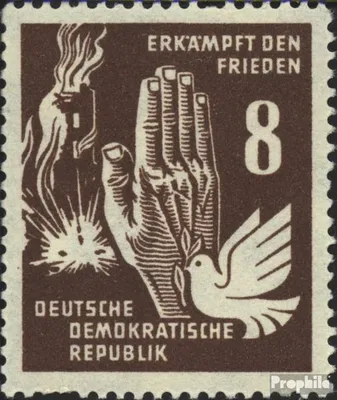 Produktbild von Briefmarken DDR 1950 Mi 277 postfrisch Frieden
