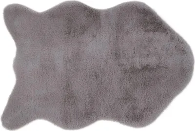 Produktbild von Gözze Fellimitatteppich silber 80 x 120 cm
