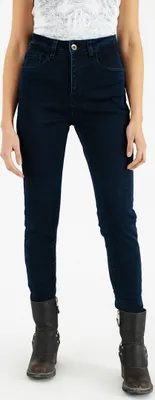 Produktbild von Rokker Rokkertech High Waist Blue Damen Motorrad Textilhose, dunkelblau, 32