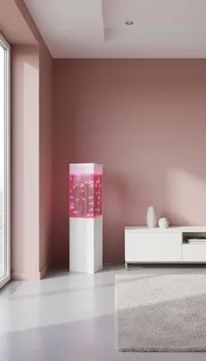 Immagine prodotto di Design per acquari, colonna d'acqua, elemento decorativo, parete d'acqua, club
