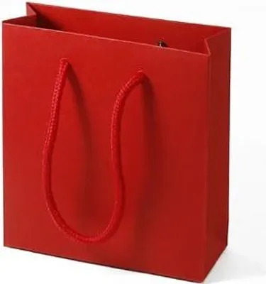 Zdjęcie produktu dla Torba Czerwona ze sznurkiem 145x51x153mm (zew) S