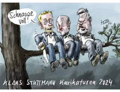 Immagine prodotto di Stuttmann: Caricature del 2024