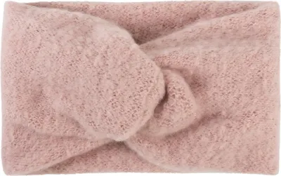 Produktbild von styleBREAKER Damen Feinstrick Stirnband mit Twist Knoten | warmes Winter Haarband mit weicher Oberfläche | elastisches Headband Ohrwärmer 15 cm breit