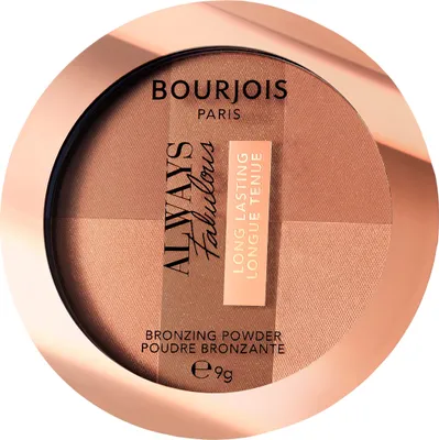 Zdjęcie produktu dla Bourjois Always Fabulous Bronzing Powder Bronzer rozświetlający 002 Dark, 9g