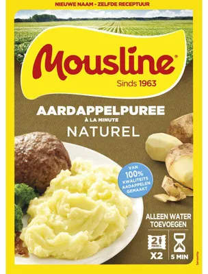 Produktbild von Mousline Aardappelpuree Naturel 178g – Cremig, lecker, schnelle Zubereitung