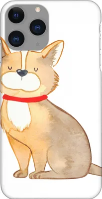Produktbild von Mr. & Mrs. Panda Iphone 11 Pro Handyhülle Hund Glück - Weiß - Geschenk, Spruch, Niedlich, Herz, Premium Kunststoff, Liebe, Handy Case, Sprüche