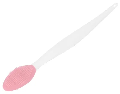 Produktbild von Weiche Silikon-Nasenreinigungsbürste, Tiefenreinigung, doppelseitige Peeling-Lippenbürste, Pink