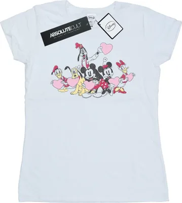 Produktbild von Disney - "Love Friends" T-Shirt für Damen BI32469 (XXL) (Weiß)